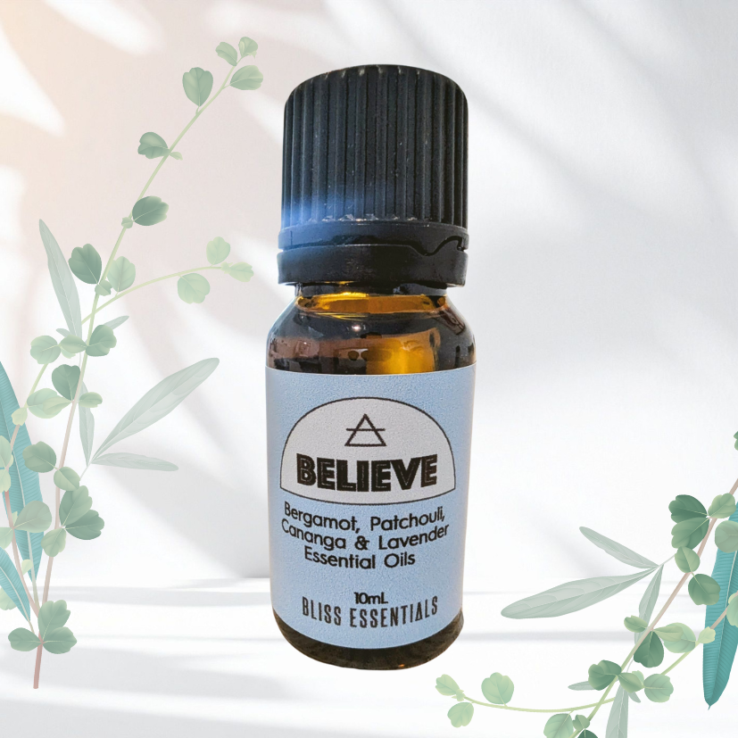 Believe • Essential Oil Blend with Bergamot, Patchouli, Cananga & Lavender