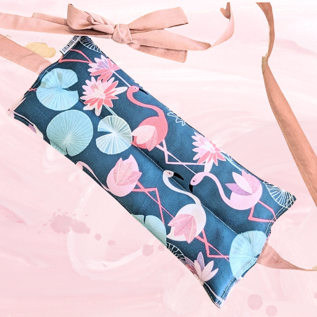 Wrap Around Tie On Heat Pack - Flamingo